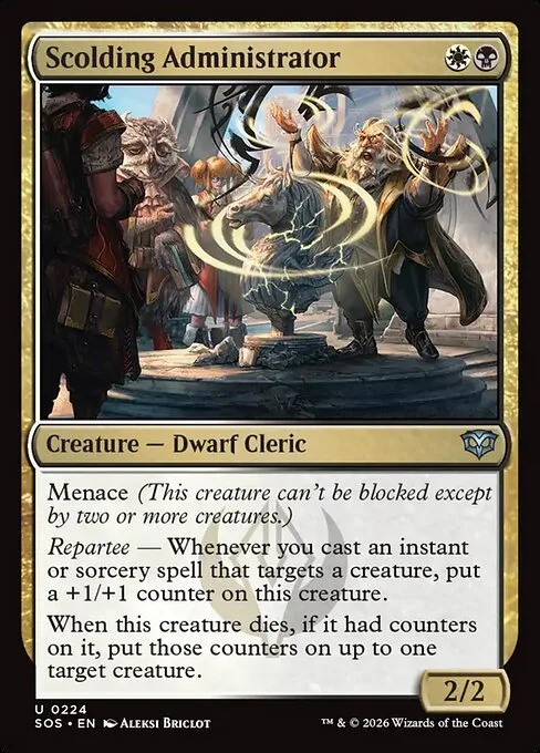 Scolding Administrator · Secrets of Strixhaven 224/368