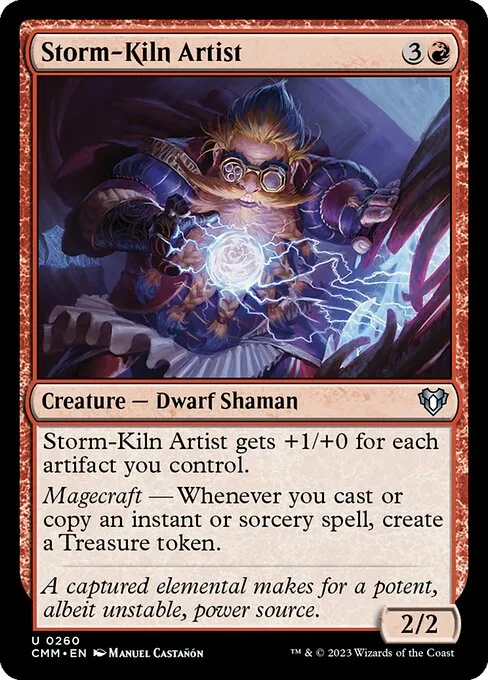 Storm-Kiln Artist · Commander Masters 260/1067