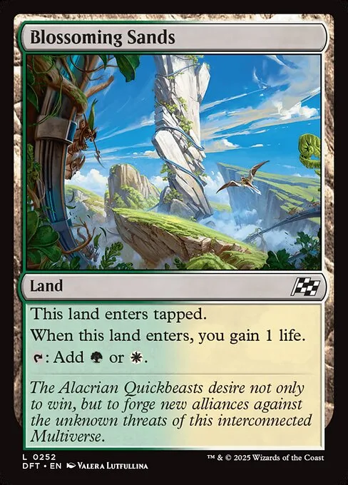 Blossoming Sands · Aetherdrift 252/553