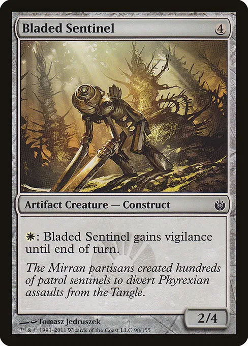 Bladed Sentinel · Mirrodin Besieged 98/155