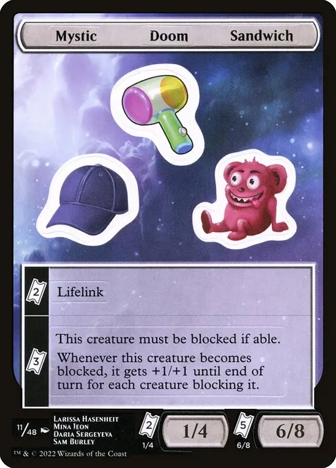 Mystic Doom Sandwich · Unfinity Sticker Sheets 11/48