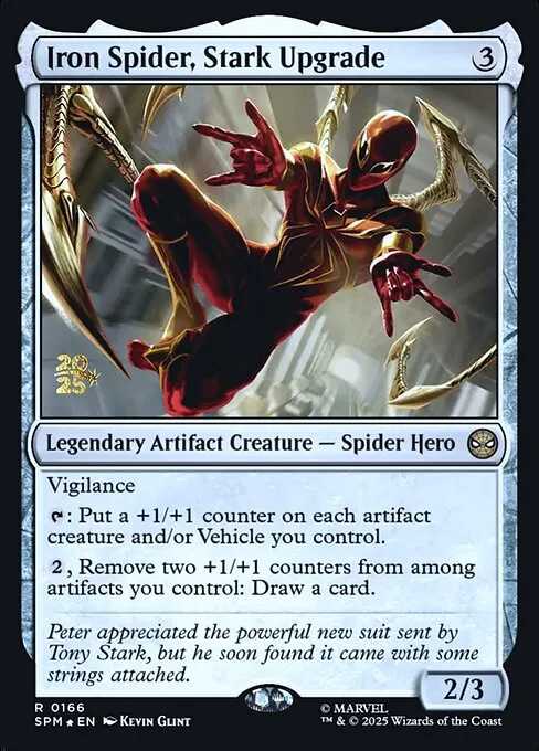 Iron Spider, Stark Upgrade · Marvel's Spider-Man Promos 166s/68