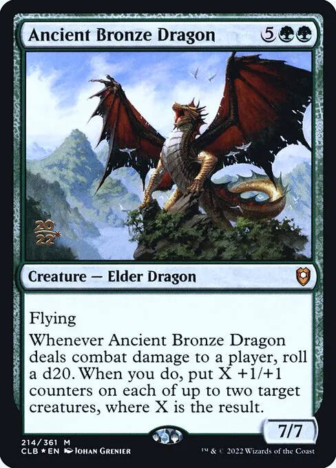Ancient Bronze Dragon · Battle for Baldur's Gate Promos 214s/104