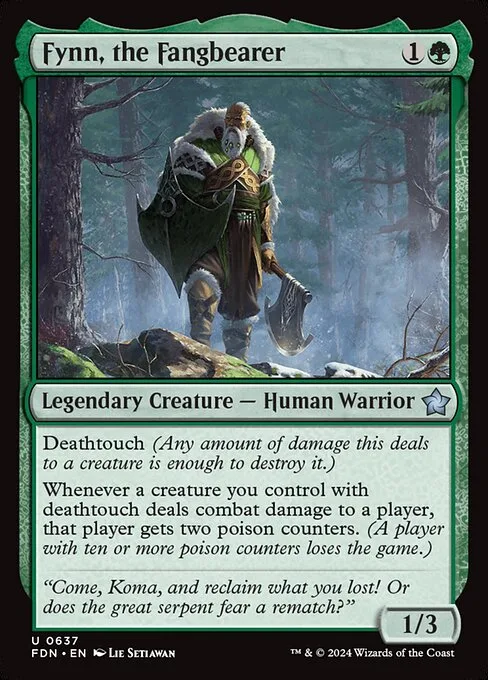 Fynn, the Fangbearer · Foundations 637/771