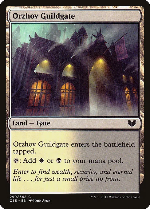 Orzhov Guildgate · Commander 2015 299/342