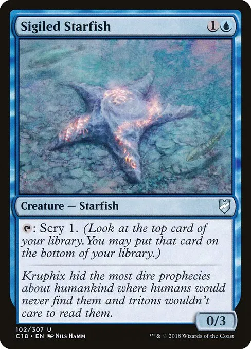 Sigiled Starfish · Commander 2018 102/307