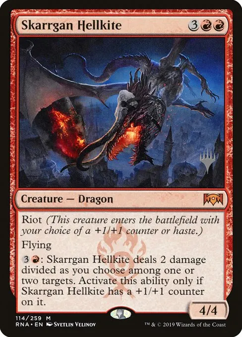 Skarrgan Hellkite · Ravnica Allegiance Promos 114p/81