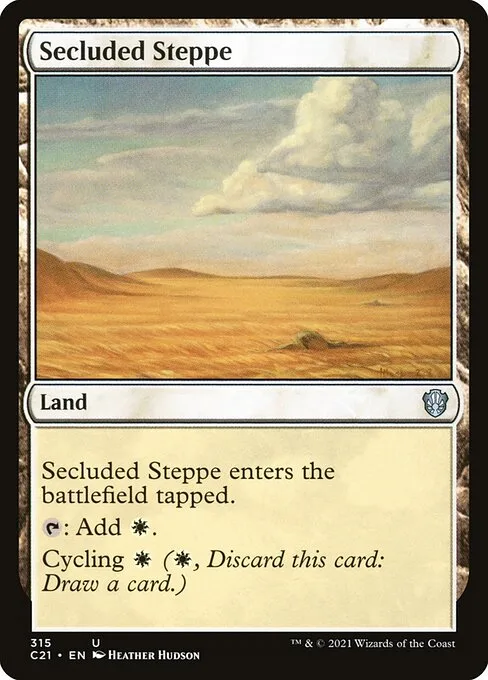 Secluded Steppe · Commander 2021 315/409