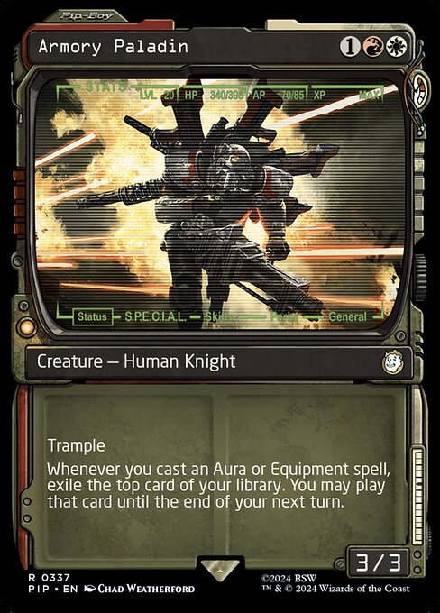 Armory Paladin · Fallout 337/1068