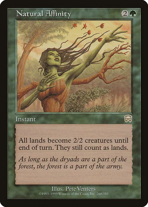 Natural Affinity · Mercadian Masques 260/350