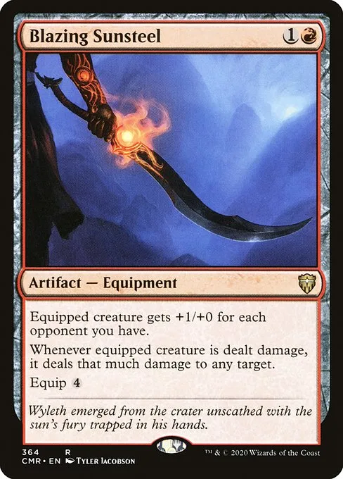 Blazing Sunsteel · Commander Legends 364/718