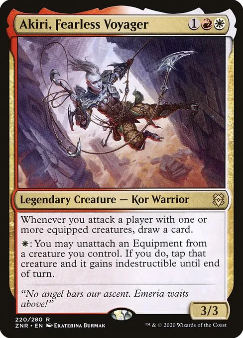 Akiri, Fearless Voyager · Zendikar Rising 220/407