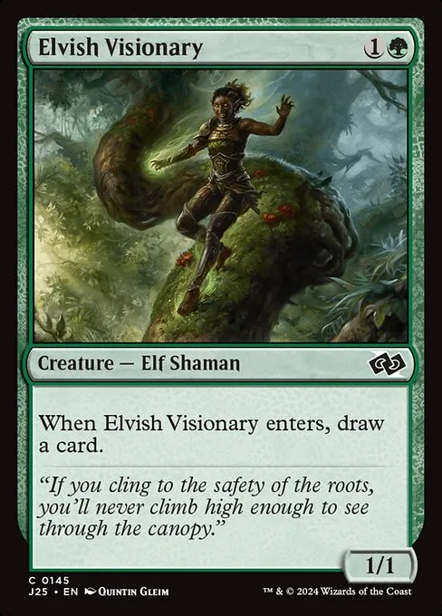 Elvish Visionary · Foundations Jumpstart 145/779