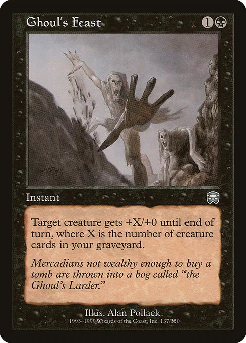 Ghoul's Feast · Mercadian Masques 137/350