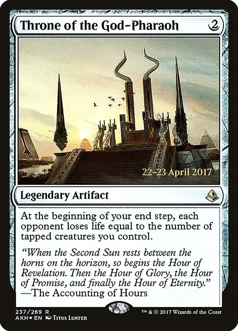 Throne of the God-Pharaoh · Amonkhet Promos 237s/77