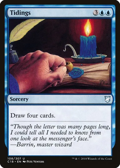 Tidings · Commander 2018 108/307