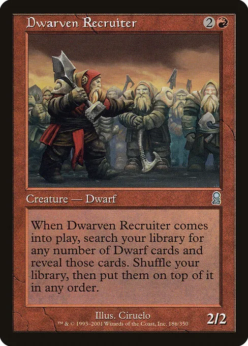 Dwarven Recruiter · Odyssey 186/353