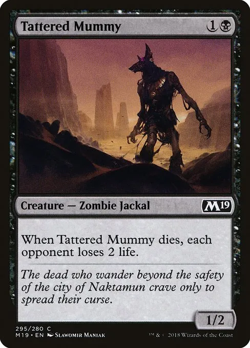 Tattered Mummy · Core Set 2019 295/314