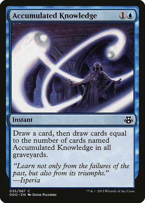 Accumulated Knowledge · Duel Decks: Elspeth vs. Kiora 35/67