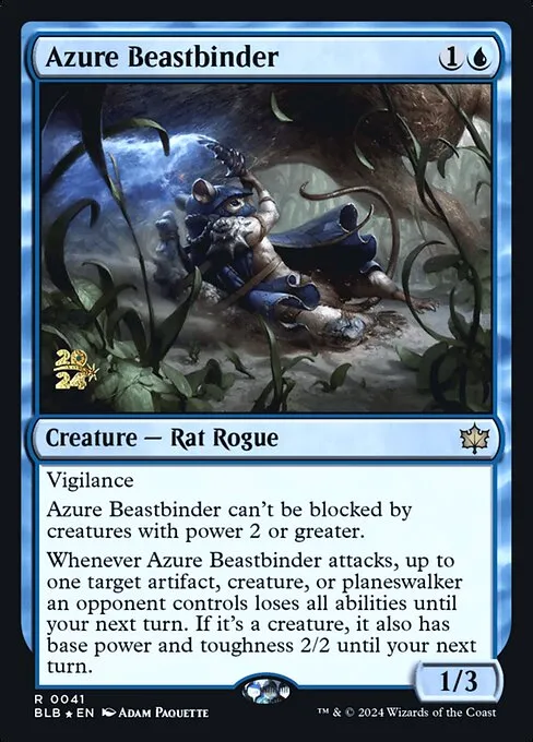 Azure Beastbinder · Bloomburrow Promos 41s/160