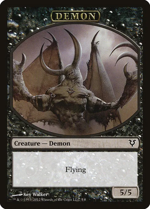 Demon · Avacyn Restored Tokens 5/8