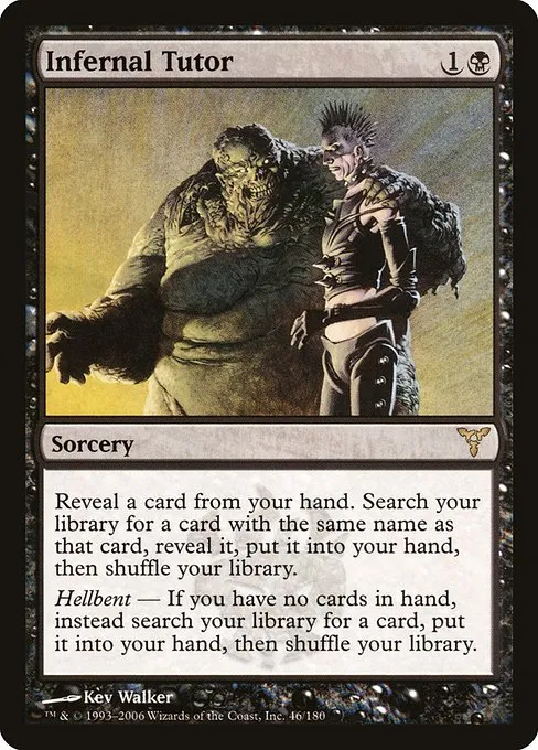 Infernal Tutor · Dissension 46/180