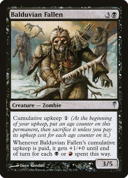 Balduvian Fallen · Coldsnap 51/155