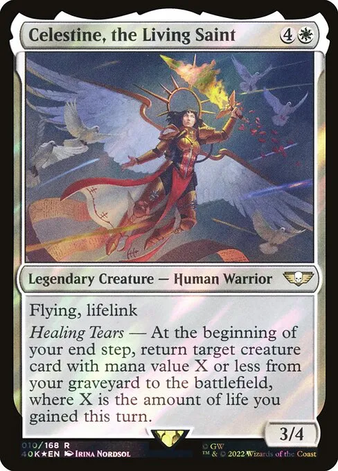Celestine, the Living Saint · Warhammer 40,000 Commander 10★/617