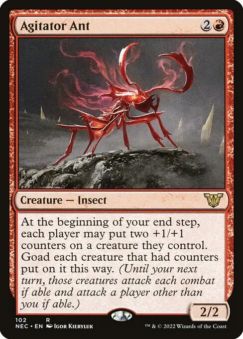 Agitator Ant · Neon Dynasty Commander 102/179