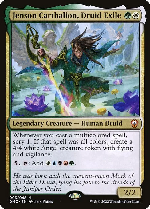 Jenson Carthalion, Druid Exile · Dominaria United Commander 3/240
