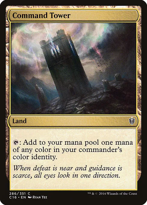 Command Tower · Commander 2016 286/351