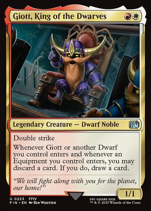 Giott, King of the Dwarves · Final Fantasy 223/599