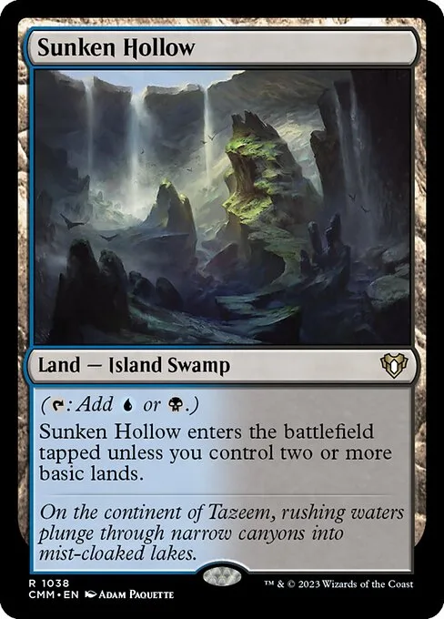 Sunken Hollow · Commander Masters 1038/1067