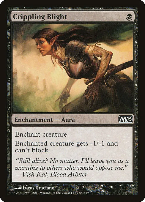 Crippling Blight · Magic 2013 85/249