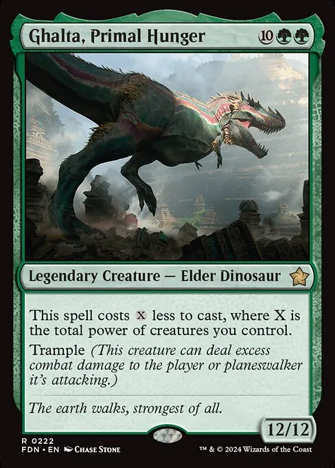 Ghalta, Primal Hunger · Foundations 222/771