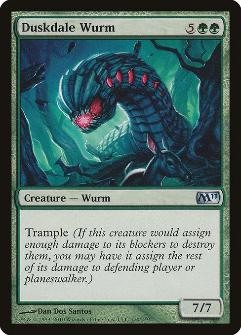 Duskdale Wurm · Magic 2011 170/249