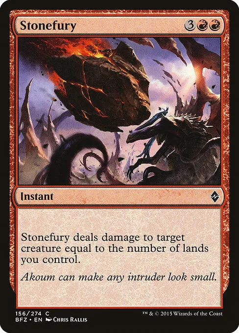 Stonefury · Battle for Zendikar 156/299