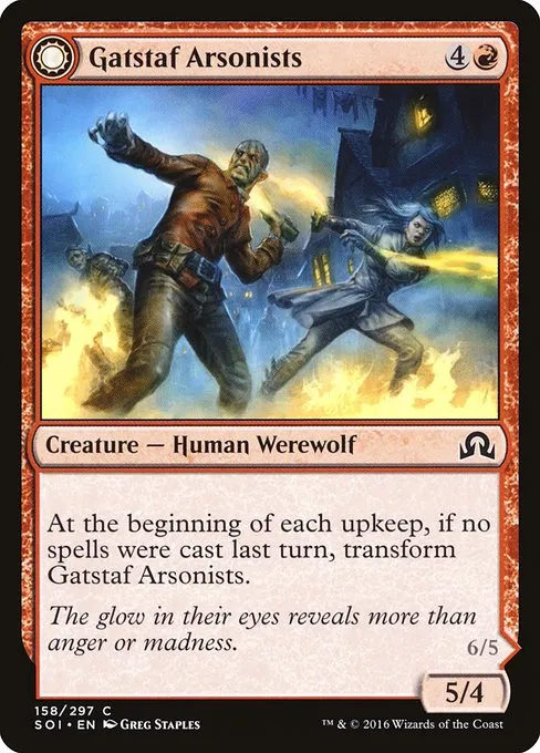 Gatstaf Arsonists // Gatstaf Ravagers · Shadows over Innistrad 158/302