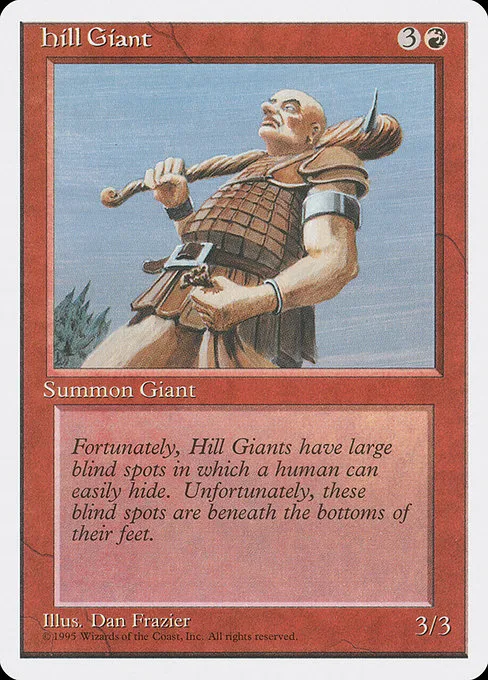 Hill Giant · Fourth Edition 201/380
