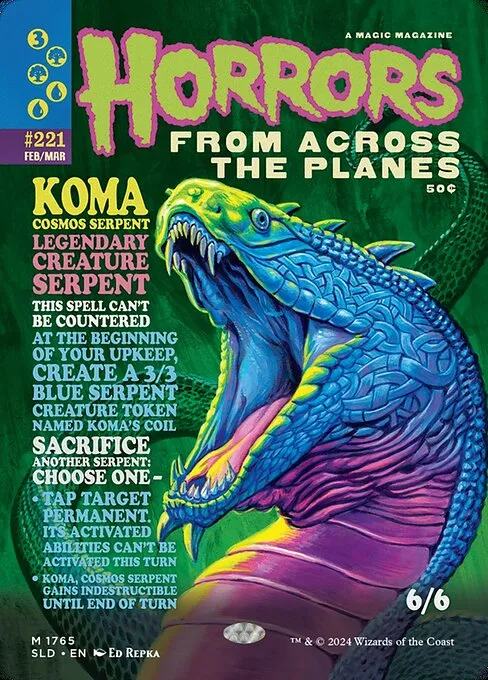 Koma, Cosmos Serpent · Secret Lair Drop 1765/2547