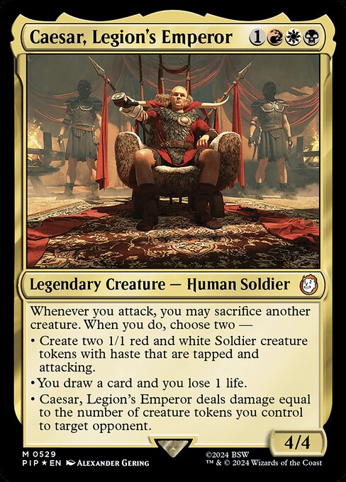 Caesar, Legion's Emperor · Fallout 529/1068