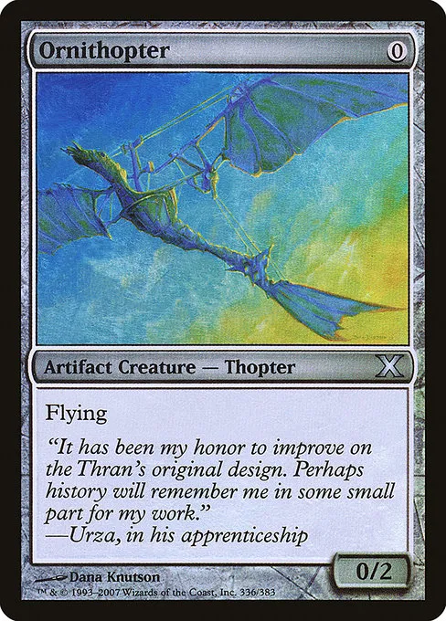 Ornithopter · Tenth Edition 336★/510