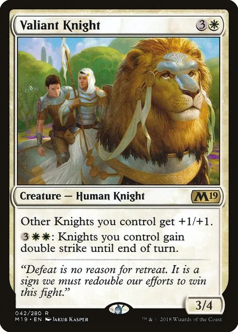Valiant Knight · Core Set 2019 42/314