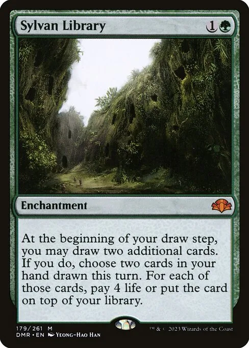 Sylvan Library · Dominaria Remastered 179/457