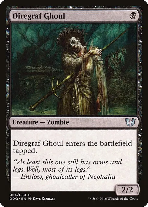 Diregraf Ghoul · Duel Decks: Blessed vs. Cursed 54/80