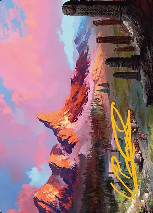 Rugged Highlands // Rugged Highlands · Tarkir: Dragonstorm Art Series 29/54