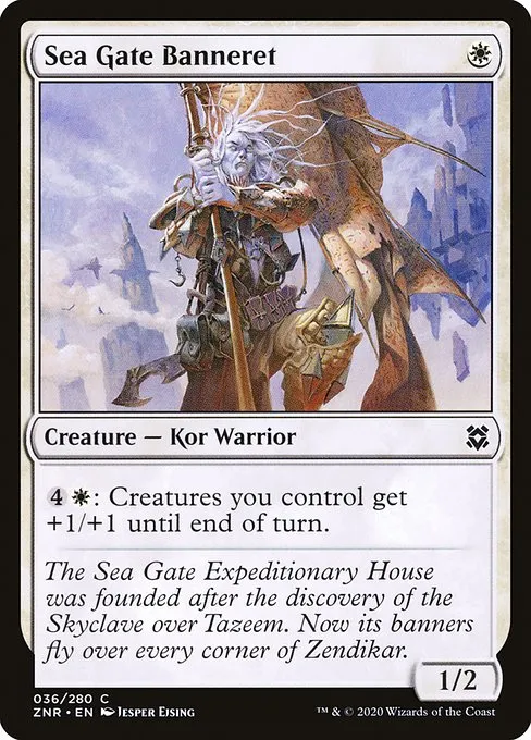 Sea Gate Banneret · Zendikar Rising 36/407