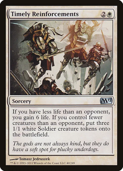 Timely Reinforcements · Magic 2012 40/249