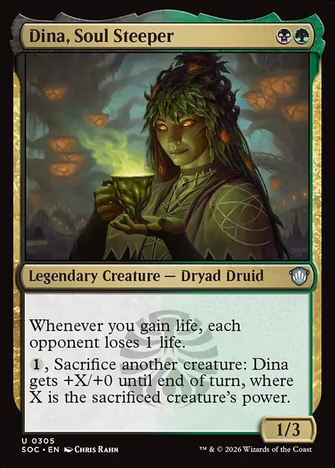 Dina, Soul Steeper · Secrets of Strixhaven Commander 305/426