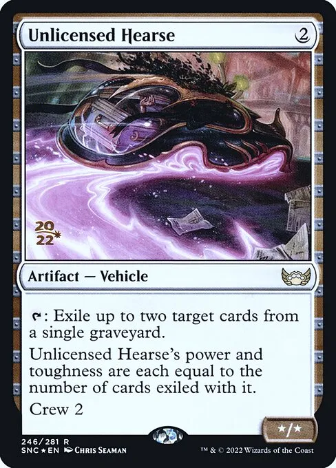 Unlicensed Hearse · Streets of New Capenna Promos 246s/161